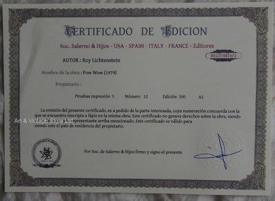 Roy Lichtenstein - Fine Art Print