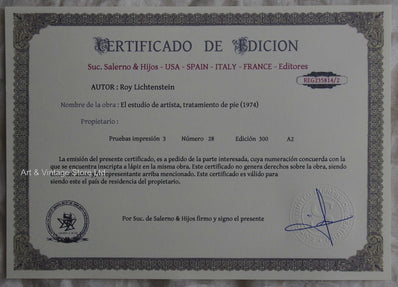 Roy Lichtenstein - Fine Art Print