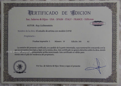 Roy Lichtenstein - Fine Art Print