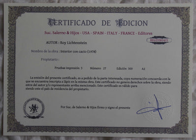 Roy Lichtenstein - Fine Art Print