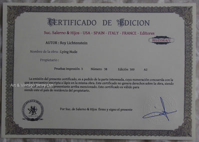 Roy Lichtenstein - Fine Art Print