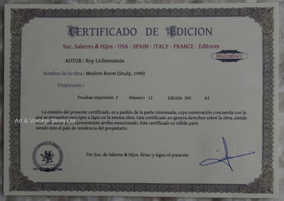 Roy Lichtenstein - Fine Art Print