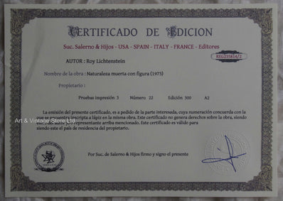 Roy Lichtenstein - Fine Art Print