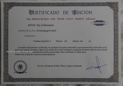 Roy Lichtenstein - Fine Art Print