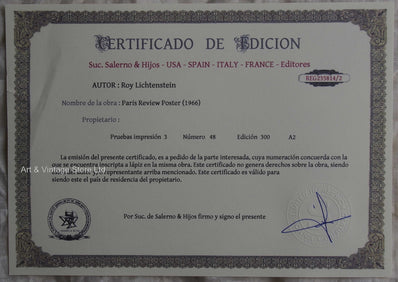 Roy Lichtenstein - Fine Art Print