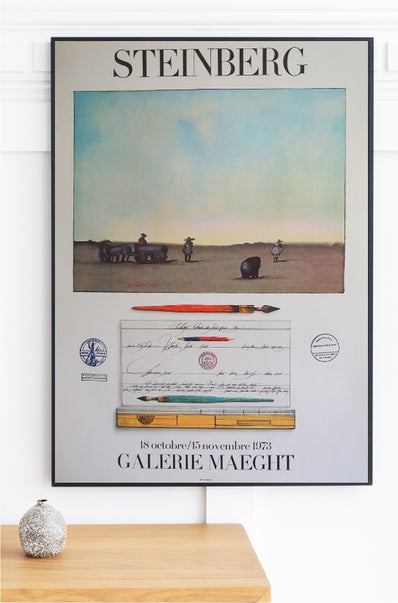 Saul Steinberg - Original Artist Poster 1973
