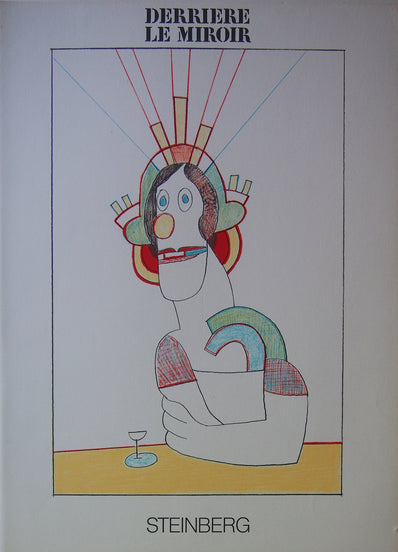 Saul Steinberg Vintage Print 1977 - Original Lithograph
