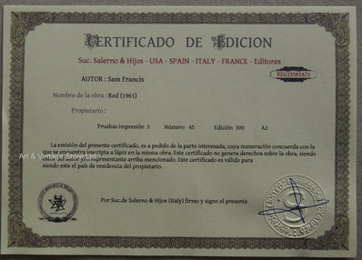 Sam Francis - Fine Art Print