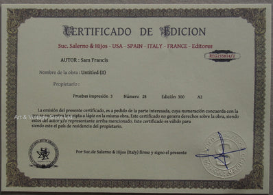 Sam Francis - Fine Art Print