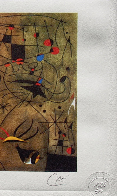 Joan Miró - Hand Pressed Print