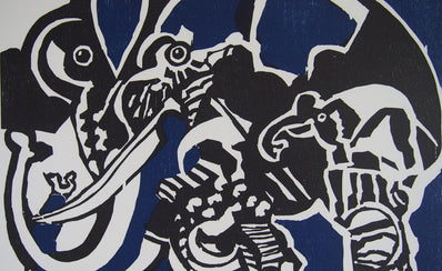 Simon Dittrich - Original Woodcut