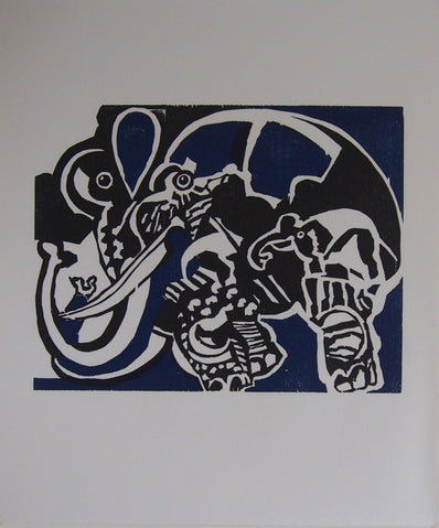 Simon Dittrich - Original Woodcut