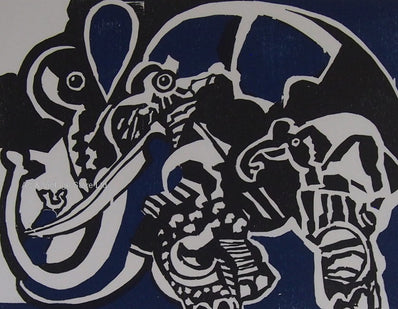 Simon Dittrich - Original Woodcut