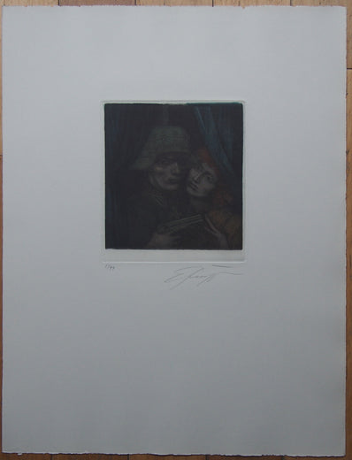 Ernst Fuchs - Original Limited Edition Etching & Aquatint