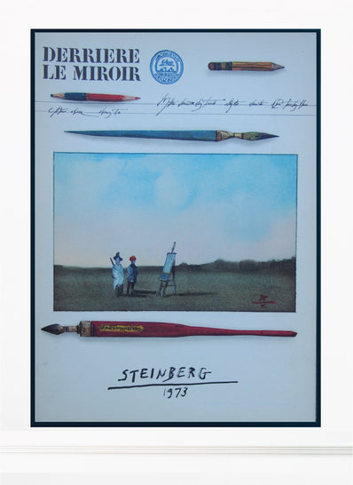 Saul Steinberg Vintage Print 1973 - Original Lithograph