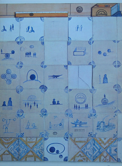 Saul Steinberg Vintage Print 1973 - Original Lithograph