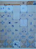 Saul Steinberg Vintage Print 1973 - Original Lithograph