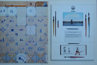 Saul Steinberg Vintage Print 1973 - Original Lithograph