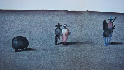 Saul Steinberg Vintage Print 1973 - Original Lithograph