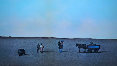 Saul Steinberg Vintage Print 1973 - Original Lithograph