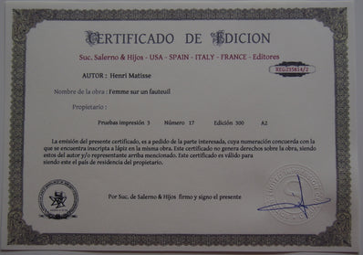 Henri Matisse - Fine Art Print