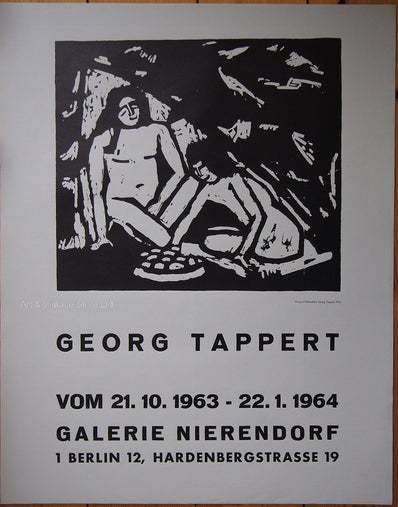 Georg Tappert - Original Woodcut Poster 1964
