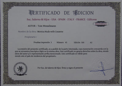 Tom Wesselman - Fine Art Print