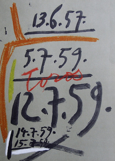 Pablo Picasso - Original Lithograph 1961 - Toro Y Toros