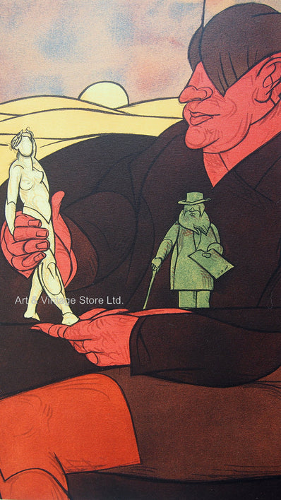 Valerio Adami - Hand Signed Original Lithograph