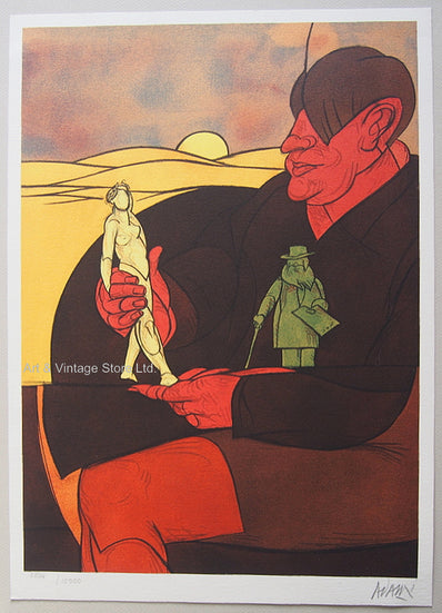 Valerio Adami - Hand Signed Original Lithograph