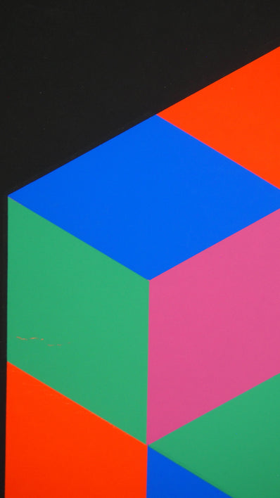 Victor Vasarely - Original Serigraph 1976 - Collectible Art