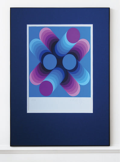 Victor Vasarely - Hand Signed Serigraph 1979 - Collectible Art