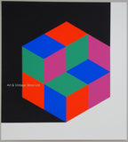 Victor Vasarely - Original Serigraph 1976 - Collectible Art