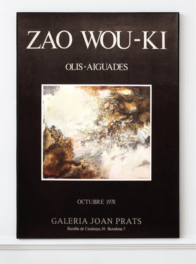 Zao Wou-Ki - Original Artist Poster 1978