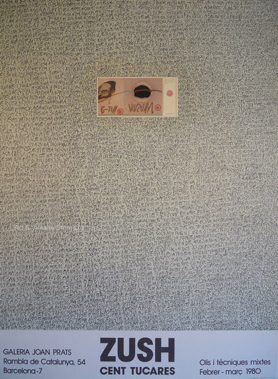 Zush - Original Artist Poster 1980