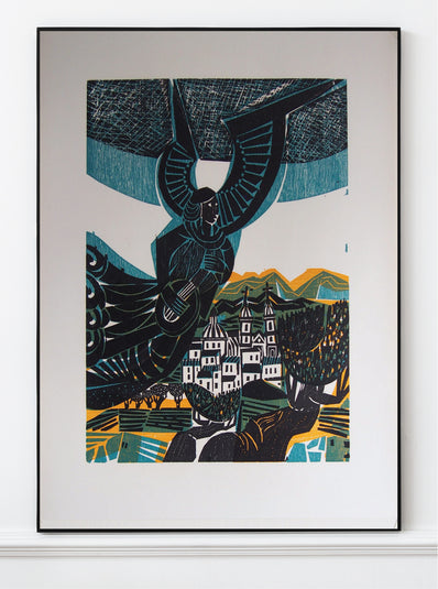 Alfred Pohl - Original Woodcut