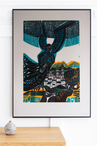 Alfred Pohl - Original Woodcut