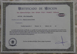 Afro Balsadella - Hand Pressed Print