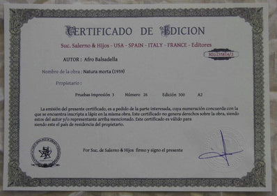 Afro Balsadella - Hand Pressed Print