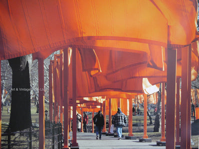 Christo exhibition poster - Central Park