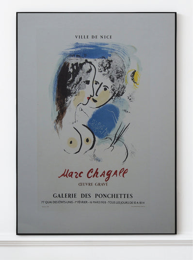 Marc Chagall Vintage Print - Original Lithograph 1959