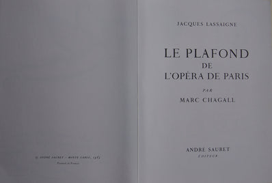 Marc Chagall - Original Lithograph 1965