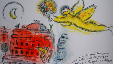 Marc Chagall - Original Lithograph 1965