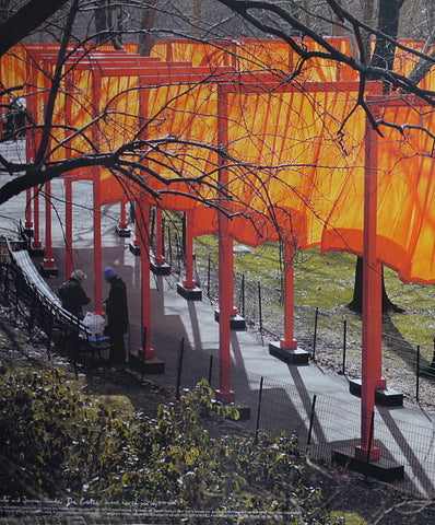 Christo exhibition poster - Central Park