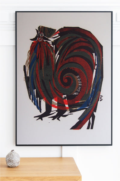 Detlef Willand - Original Woodcut