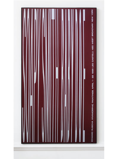 Edward Rusha - Original Artist Poster 1995