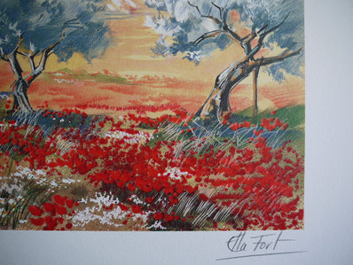 Ella Fort - Hand Signed Lithograph