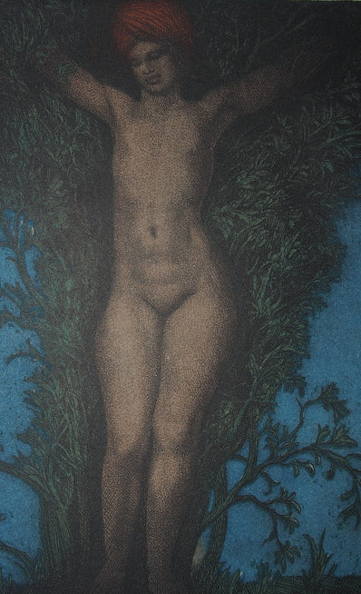 Ernst Fuchs - Original Limited Edition Etching & Aquatint 1975