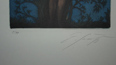 Ernst Fuchs - Original Limited Edition Etching & Aquatint 1975