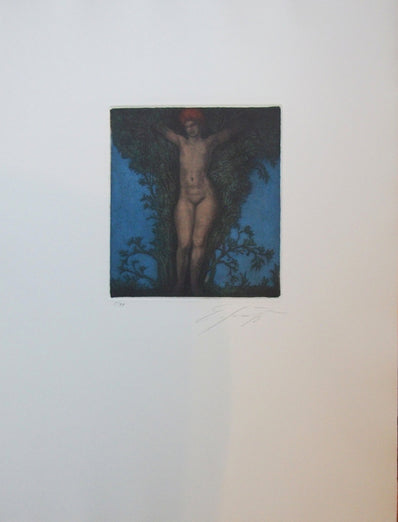 Ernst Fuchs - Original Limited Edition Etching & Aquatint 1975